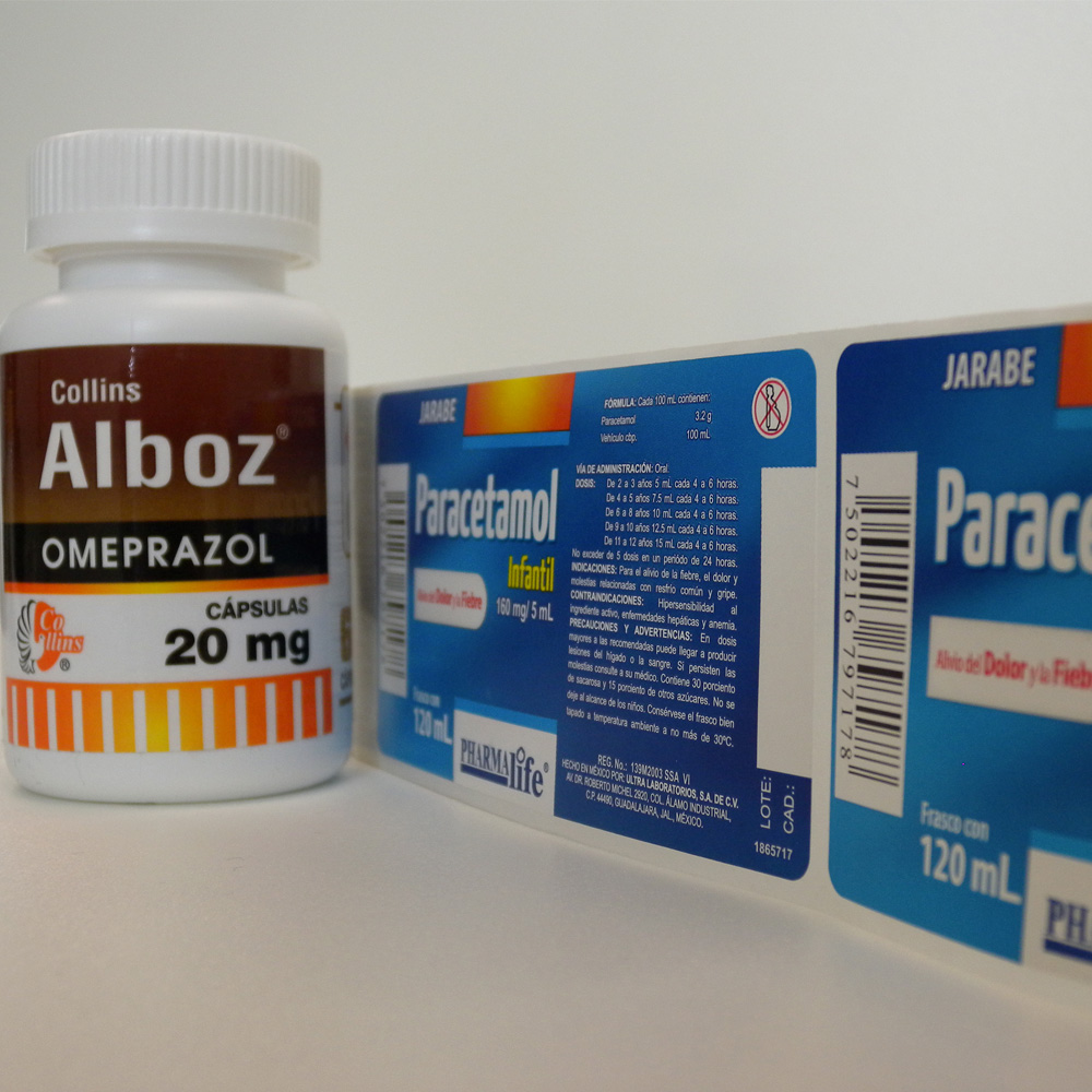 Etiquetas adhesivas digitales para farmacéuticos